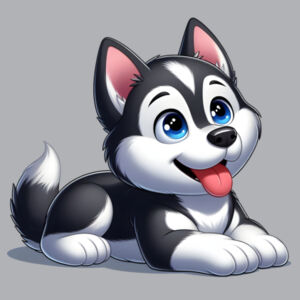 Husky Puppy Delight - AS Colour Womens Saturday Dress Design
