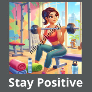 Stay Positive - Spiro Adult Impact Performance Aircool Singlet Design