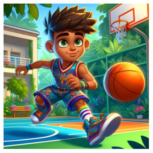 Hoops and Dreams  - Stainless Bottle Design