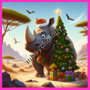 Festive Wilderness - Rhino - JB's Infant Tee Design