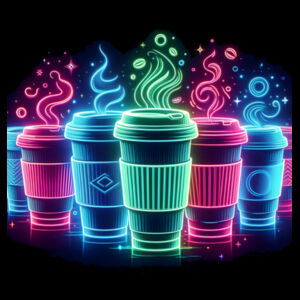 Caffeine Dreams - AS Colour Womens Supply Crew - AS Colour Womens Premium Crew Design