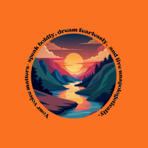 Speak Boldly: Sunset River Design