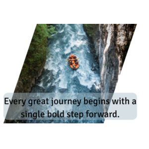 Bold Beginnings: Rafting - Travel Mug Design