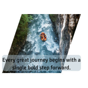 Bold Beginnings: Rafting - Mug Design