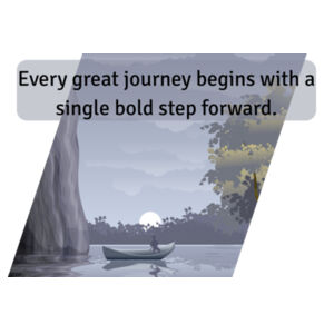 Brave Beginnings: Canoe - Travel Mug Design