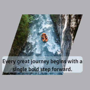 Bold Beginnings: Rafting - Biz Collection Mens Ice Tee - AS Colour Mens Authentic Singlet Design