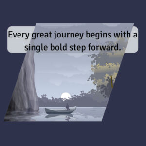 Bold Beginnings: Canoe - Biz Collection Mens Ice Tee - Gildan Mens Softstyle T-Shirt Design