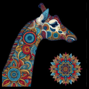 Giraffe Mandala - AS Colour Womens Martina Tank Design