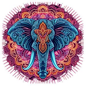 Elephant Mandala - AS Colour Womens Oversized Dress Design