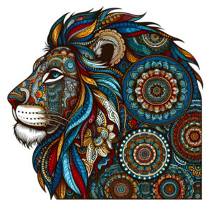 Lion Mandala - AS Colour Womens Oversized Dress Design