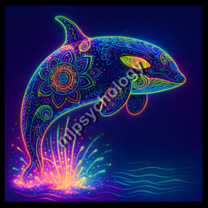 Orca Mandala - AS Colour Womens Mika Organic Long Sleeved Dress Design