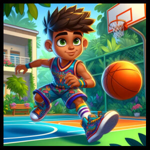 Hoops and Dreams - AS Colour Kids Supply Hoodie - AS Colour Youth Supply Crew Design