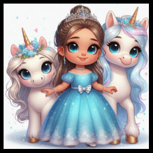 Sparkles and Unicorns - AS Colour Kids Supply Hoodie - AS Colour Kids Supply Crew Design