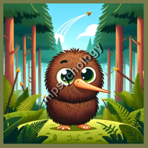 Kiwi Charm - AS Colour Kids Supply Hoodie - AS Colour Youth Supply Hood Design