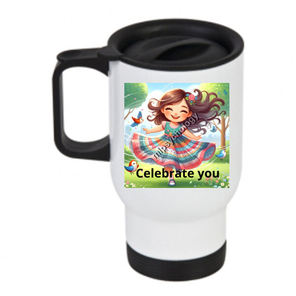 Freedom in Motion - Travel Mug Thumbnail