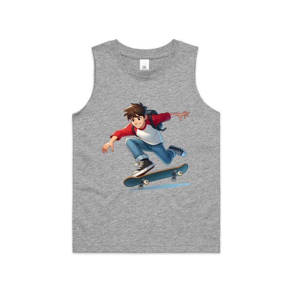 Skateboard Stunt Master - AS Colour Kids Barnard Tank Thumbnail
