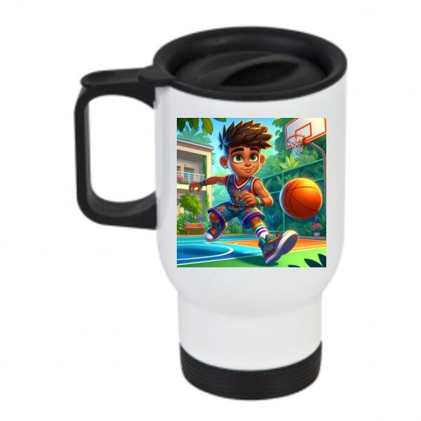 Hoops and Dreams - Travel Mug Thumbnail