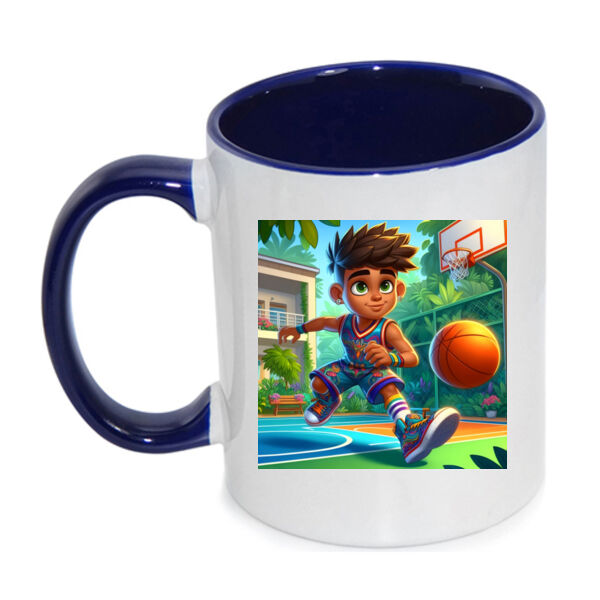 Hoops and Dreams - Inner Coloured Mug Thumbnail