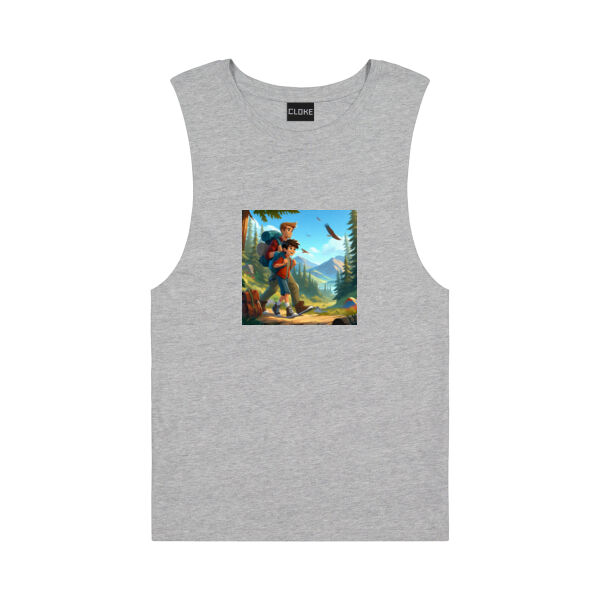 Adventure Awaits - Biz Collection Mens Ice Tee - Cloke Mens Big Air Tank Thumbnail