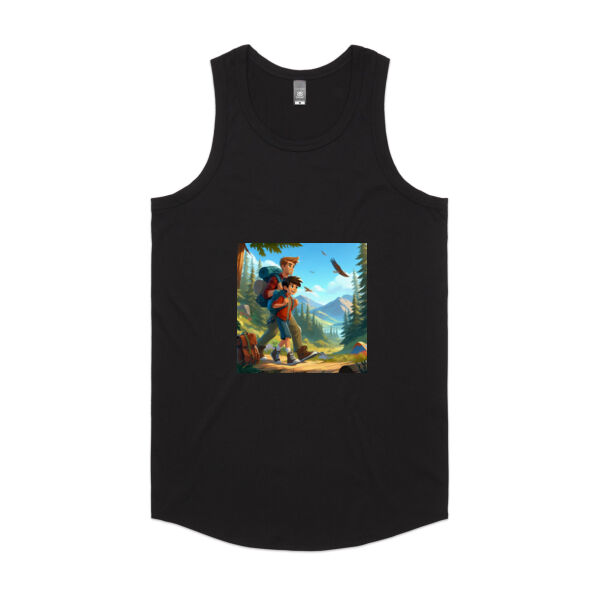 Adventure Awaits - Biz Collection Mens Ice Tee - AS Colour Mens Authentic Singlet Thumbnail