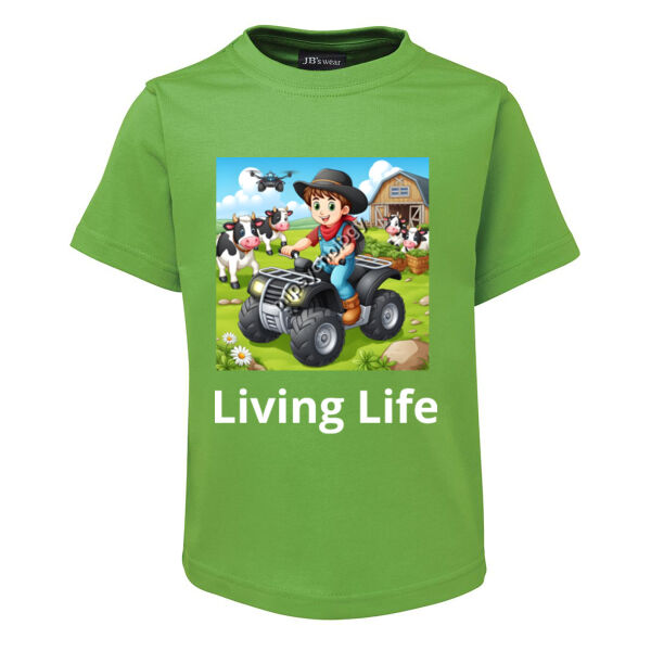 Living Life - Boy - Biz Collection Kids Ice Tee - JB's Kids Tee Thumbnail