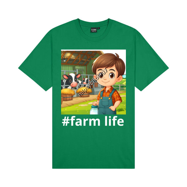 #farm life -Boy - Cloke Kids Outline Tee Thumbnail