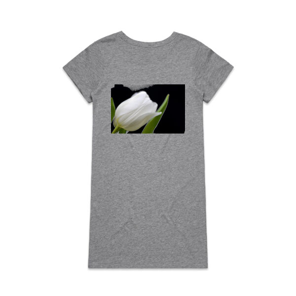 Graceful Blossom - AS Colour Womens Mika Organic Short Sleeved Dress Thumbnail