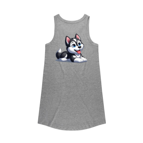 Husky Puppy Delight - AS Colour Womens Saturday Dress Thumbnail