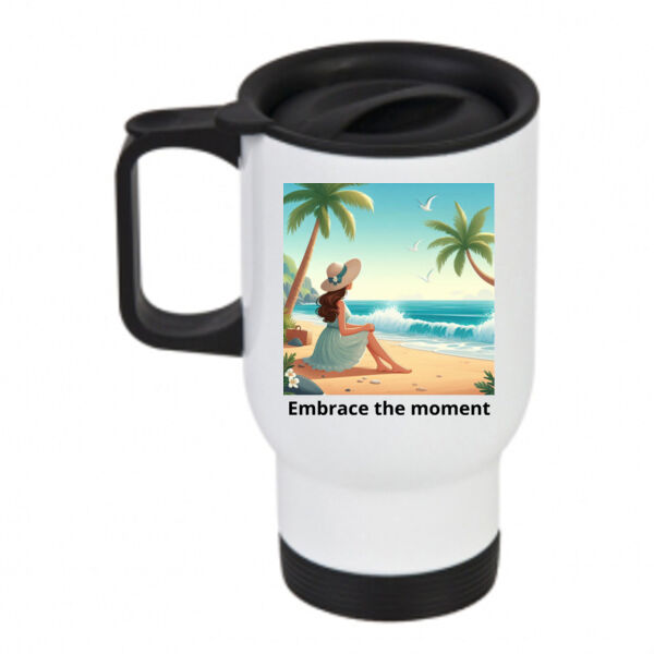Embrace The Moment - Mug - Travel Mug Thumbnail