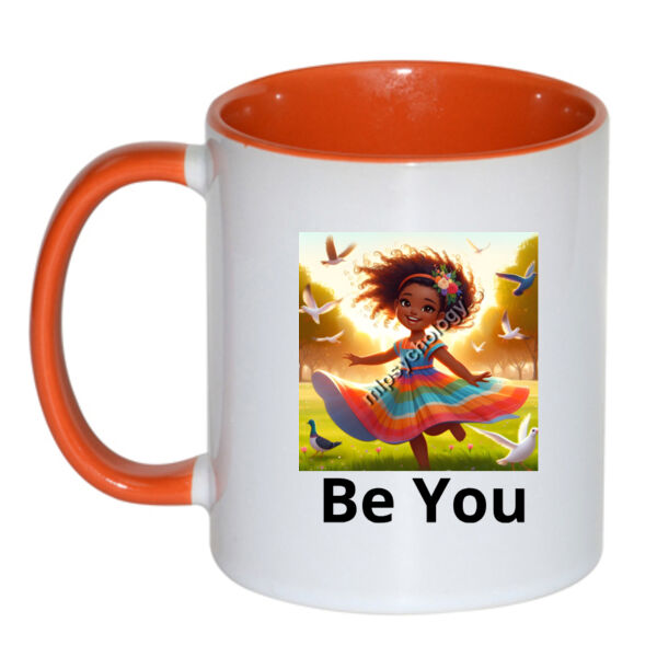 Be You - Girl - Inner Coloured Mug Thumbnail
