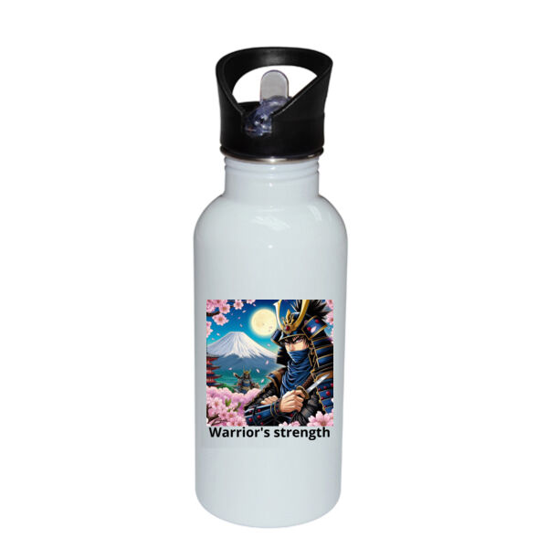 Warrior's Tranquility - Stainless Bottle with Straw Top Thumbnail