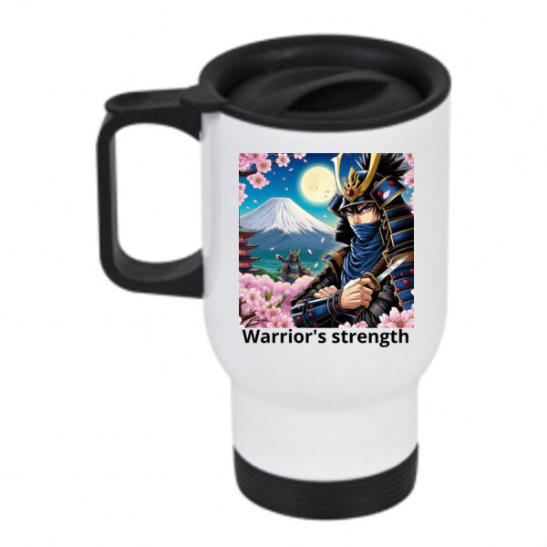 Warrior's Tranquility - Travel Mug Thumbnail