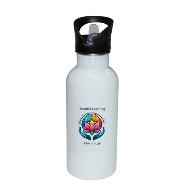 Mindful Sips for a Balanced Life - Stainless Bottle with Straw Top - Stainless Bottle with Straw Top 6 Thumbnail