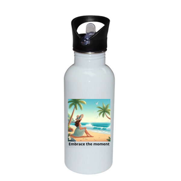 Embrace The Moment - Mug - Stainless Bottle with Straw Top 2 Thumbnail