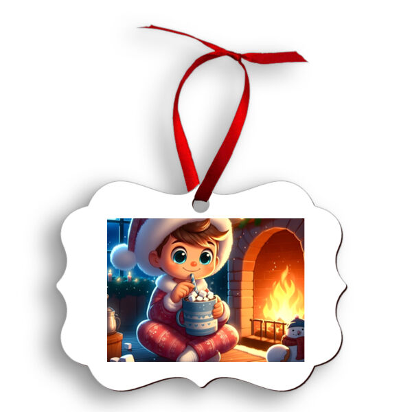 Fireside Whimsy - Benelux Natural Wood Ornament Thumbnail