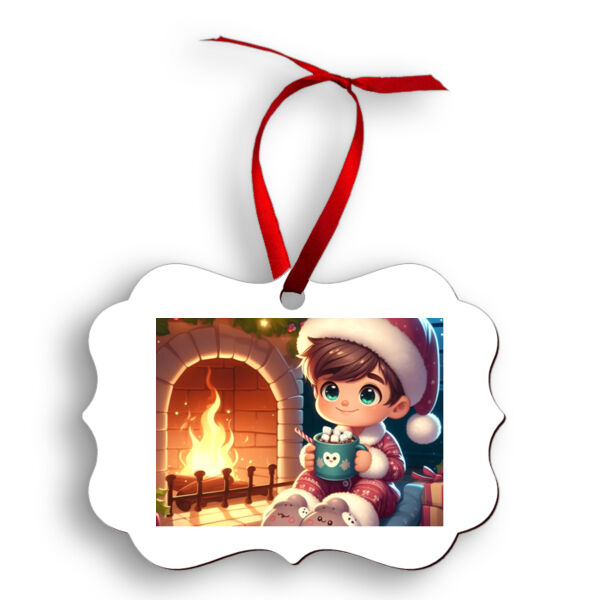 Hearthside Delight - Benelux Natural Wood Ornament Thumbnail