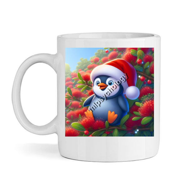 Festive Wilderness - Little Blue Penguin - Mug Thumbnail