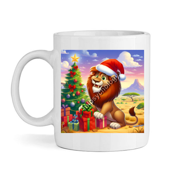 Festive Wilderness -Lion - Mug Thumbnail