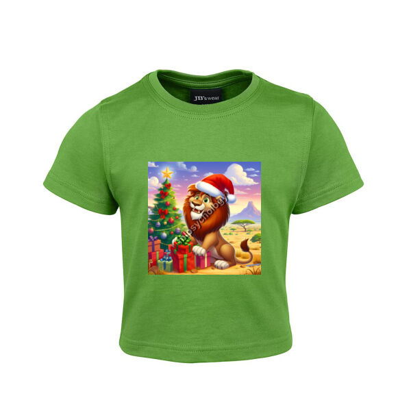 Festive Wilderness -Lion - AS Colour Organic Infant Mini-Me One-Piece - JB's Infant Tee Thumbnail