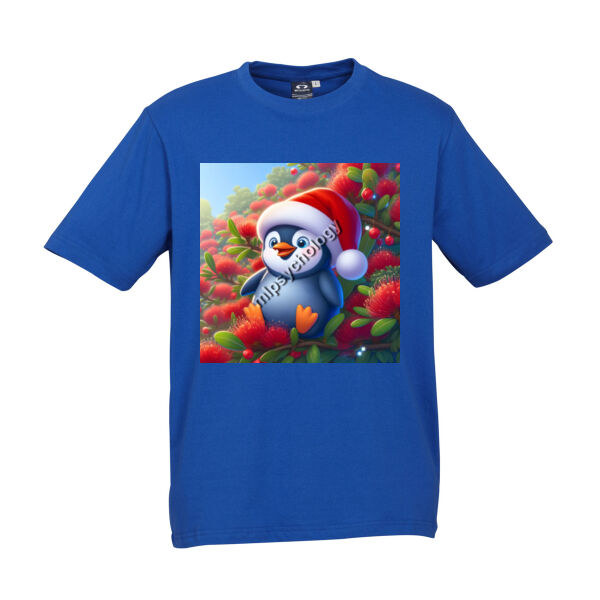 Festive Wilderness - Little Blue Penguin - Biz Collection Kids Ice Tee Thumbnail