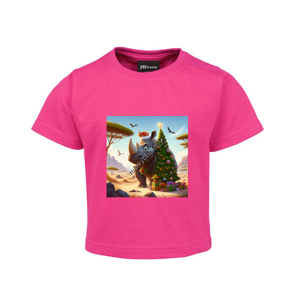 Festive Wilderness - Rhino - JB's Infant Tee Thumbnail