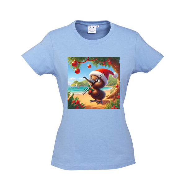 Festive Wilderness - Kiwi (Beach)  - Biz Collection Ladies Ice Tee Thumbnail