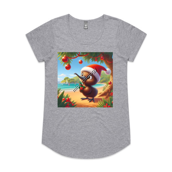 Festive Wilderness - Kiwi (Beach)  - AS Colour Womens Mali Tee Thumbnail