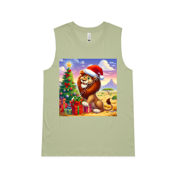 Festive Wilderness -Lion - AS Colour Womens Upside Tank Thumbnail