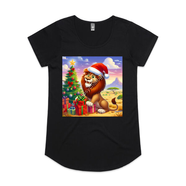 Festive Wilderness -Lion - AS Colour Womens Mali Tee Thumbnail