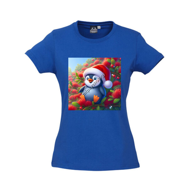 Festive Wilderness - Little Blue Penguin - Biz Collection Ladies Ice Tee Thumbnail