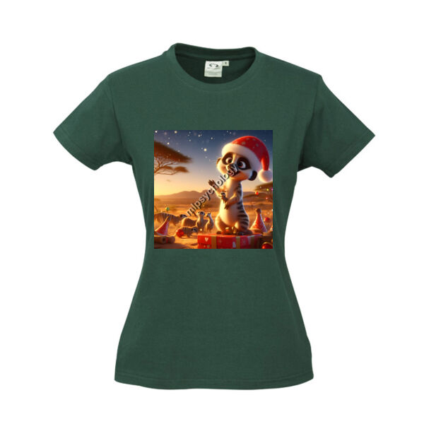 Festive Wilderness - Meerkat - Biz Collection Ladies Ice Tee Thumbnail