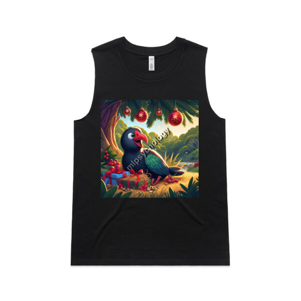Festive Wilderness - Pukeko  - AS Colour Womens Upside Tank Thumbnail