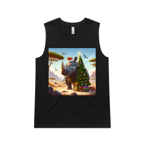 Festive Wilderness - Rhino - AS Colour Womens Upside Tank Thumbnail