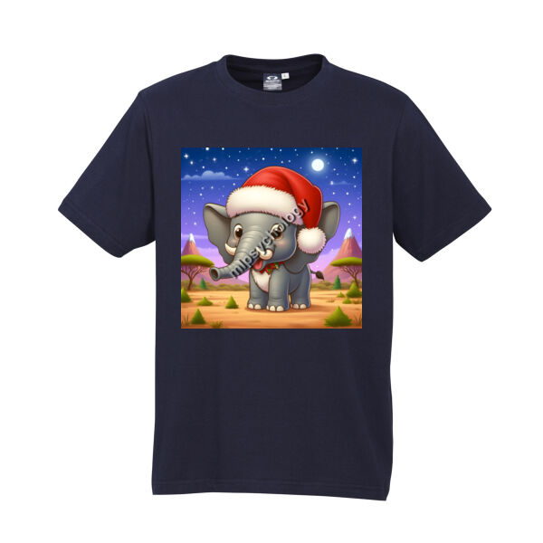 Festive Wilderness - Elephant - Biz Collection Mens Ice Tee Thumbnail